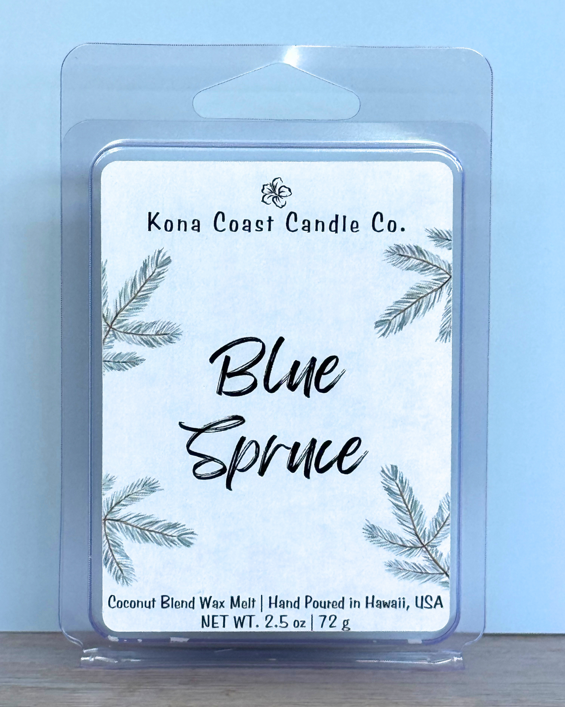 Blue Spruce Scented Wax Melts – Kona Coast Candle Co.