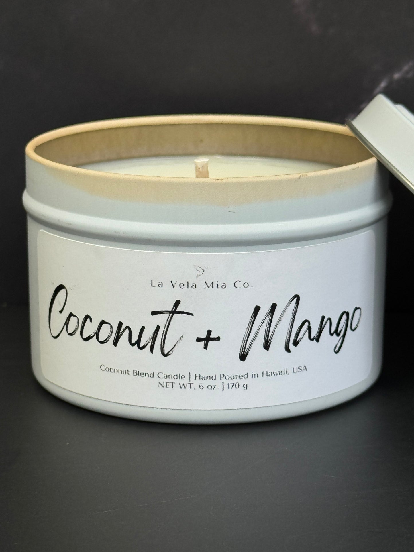 Coconut + Mango Scented Candle
